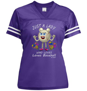 Just A Woman Who Loves Baseball Women's Jersey