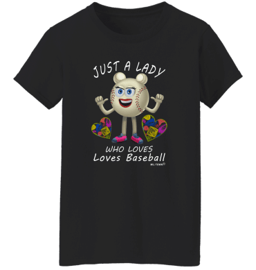 Just A Woman Who Loves Baseball Women’s T-Shirt