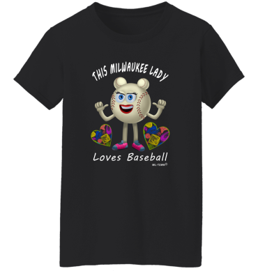 This Milwaukee Lady Loves Baseball Women’s T-Shirt