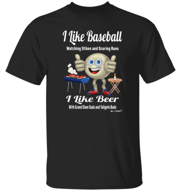 I Like Baseball - I Like Beer Men's T-Shirt