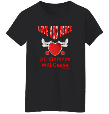 Love and Peace Women’s T-Shirt