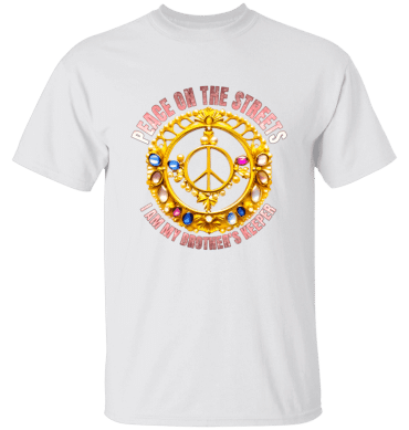 Peace Symbol -  I'm My Brother's Keeper Youth  T-Shirt