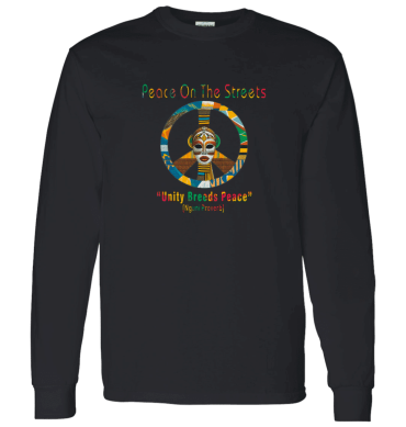 Peace Symbol -  Unity Breeds Peace Mens' Long SL T-Shirt