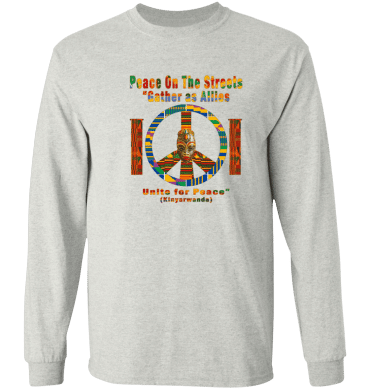 Peace Symbol -  Gather As Allies Mens' Long SL T-Shirt