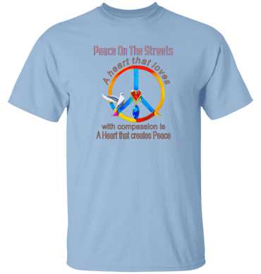 Peace Heart -  A Heart That Loves Mens' T-Shirt