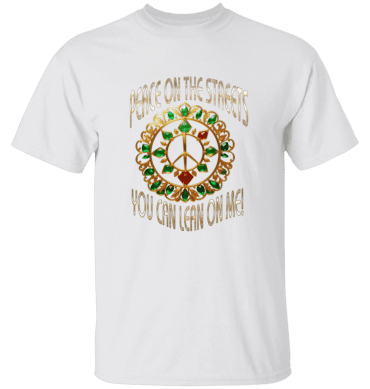 Peace Symbol -  You Can Lean On Me Youth T-Shirt
