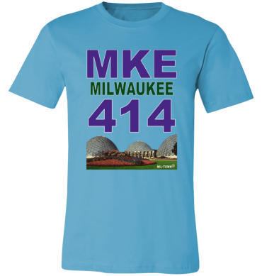 MKE Milwaukee 414 Domes T-Shirt Unisex