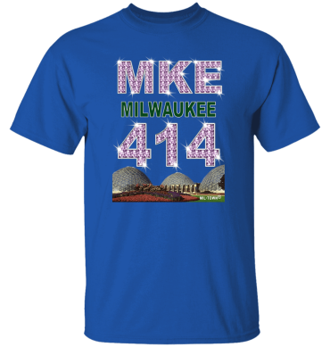 MKE Milwaukee 414 Domes T-Shirt