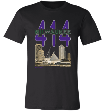 414 Milwaukee Skyline T-Shirt Men