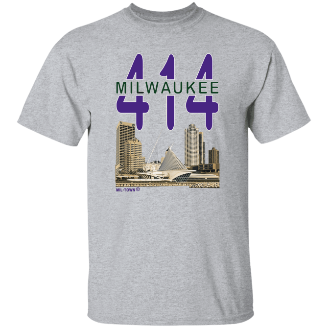 414 Milwaukee Skyline T-Shirt Men