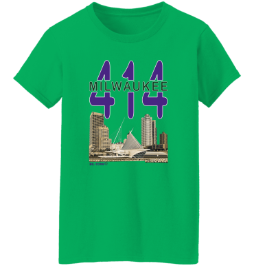 414 Milwaukee Skyline T-Shirt Women