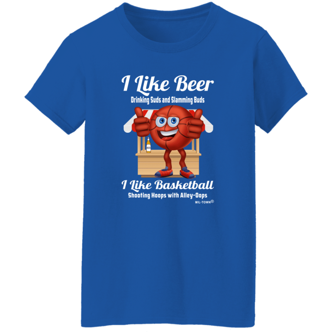 I like Beer I Like Basketball Women Shirt