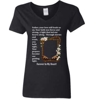 Father your love still leads us - Women's V-Neck T-Shirt