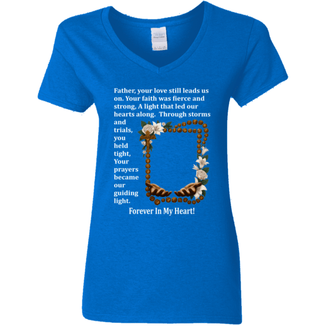 Father your love still leads us - Women's V-Neck T-Shirt - Image 5