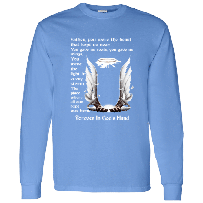 Father you were the heart that keep us near - Long Sleeve T-Shirt - Image 2