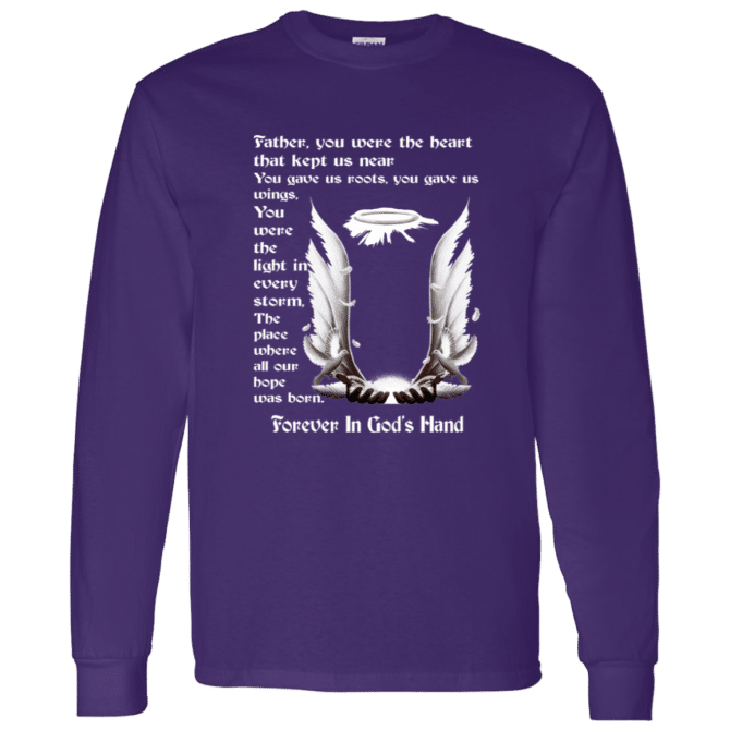 Father you were the heart that keep us near - Long Sleeve T-Shirt - Image 5