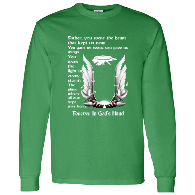 Father you were the heart that keep us near - Long Sleeve T-Shirt - Image 3