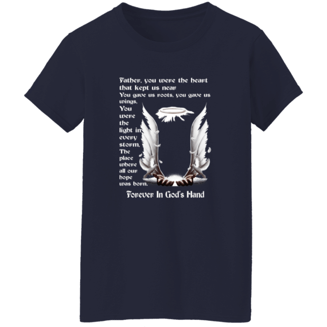 Father you were the heart that keep us near - Ladies' Tee - Image 5