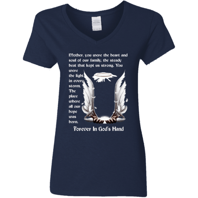 Mother you were the heart Women's V-Neck T-Shirt - Image 2