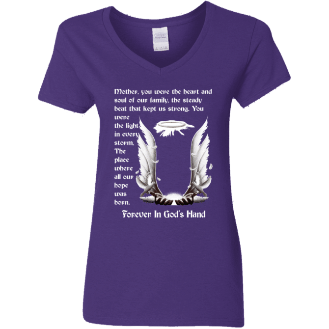 Mother you were the heart Women's V-Neck T-Shirt - Image 3
