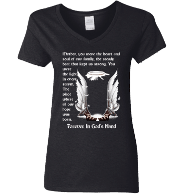 Mother you were the heart Women's V-Neck T-Shirt