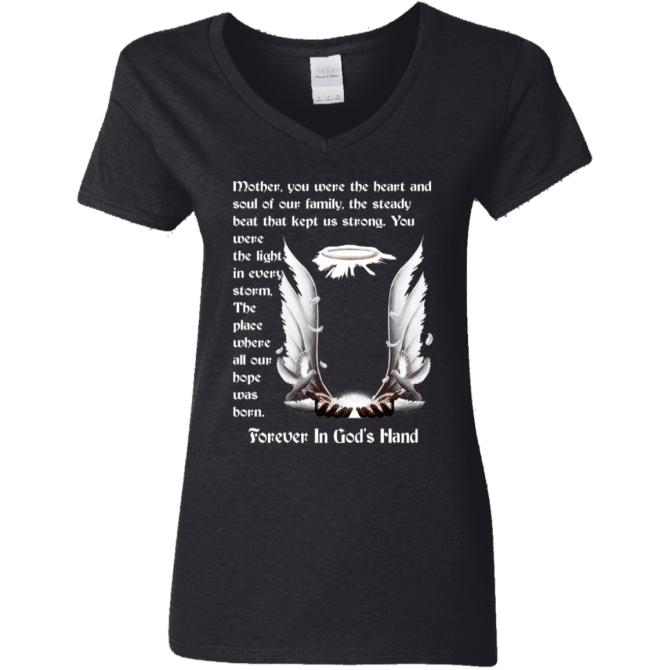 Mother you were the heart Women's V-Neck T-Shirt