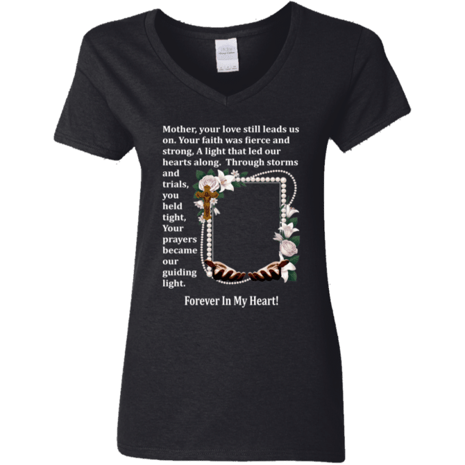 Mother your love still leads us - Women's V-Neck T-Shirt