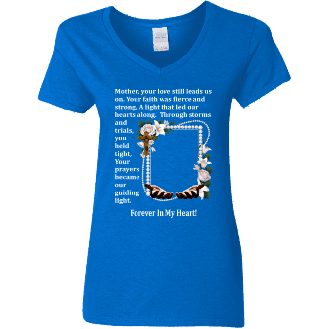 Mother your love still leads us - Women's V-Neck T-Shirt - Image 5