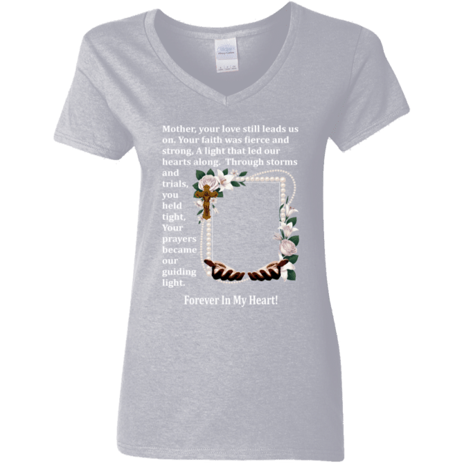 Mother your love still leads us - Women's V-Neck T-Shirt - Image 6