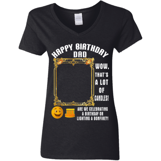 That's A Lot Of Candles-Ladies'  V-Neck