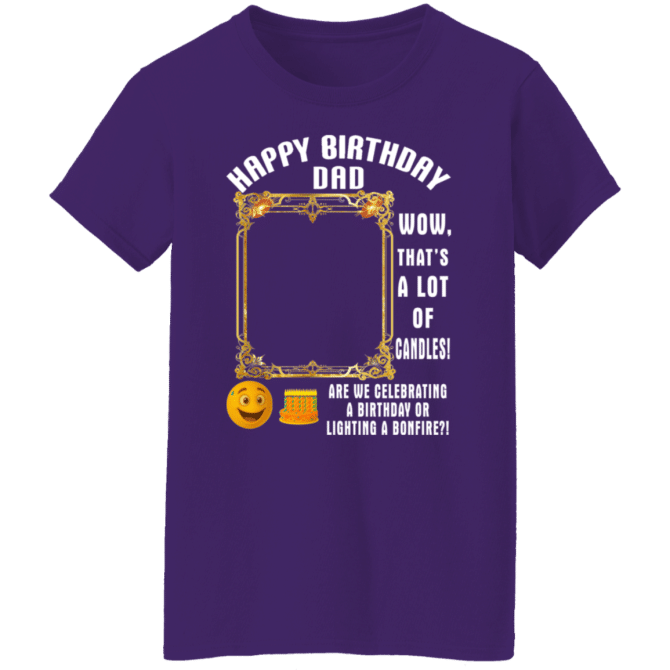 That's A Lot Of Candles-Ladies'  T-Shirt - Image 4