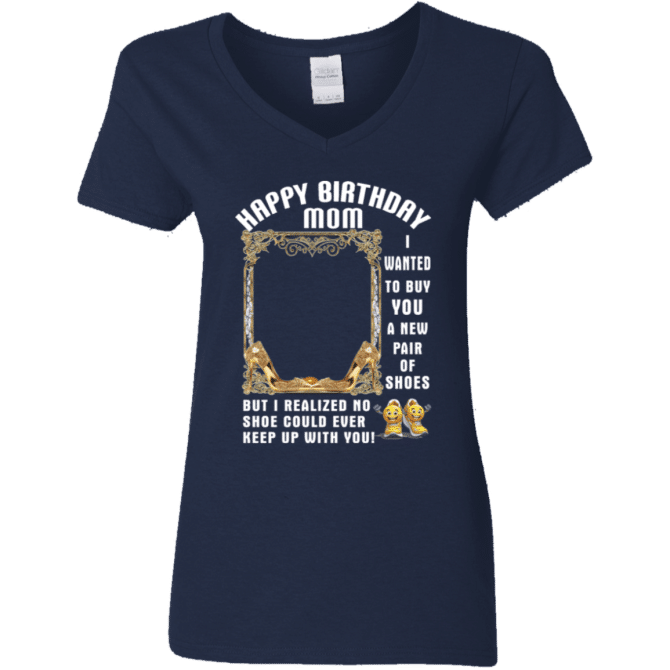 I Want To Buy You New Shoes-Ladies'  V-Neck - Image 2