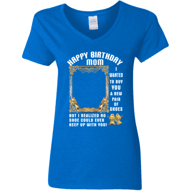 I Want To Buy You New Shoes-Ladies'  V-Neck - Image 5