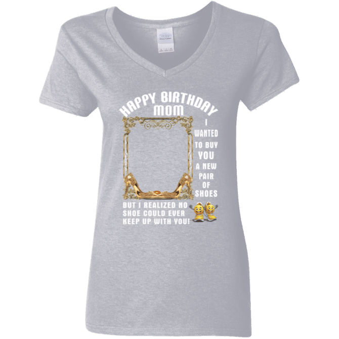 I Want To Buy You New Shoes-Ladies'  V-Neck - Image 6