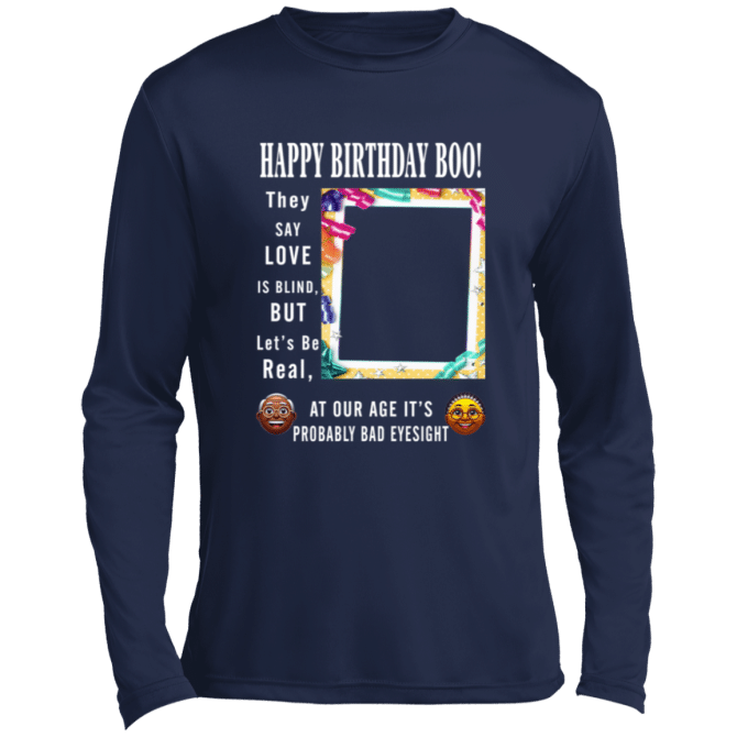 Happy Birthday Boo-Lg Sleeve Tee - Image 2