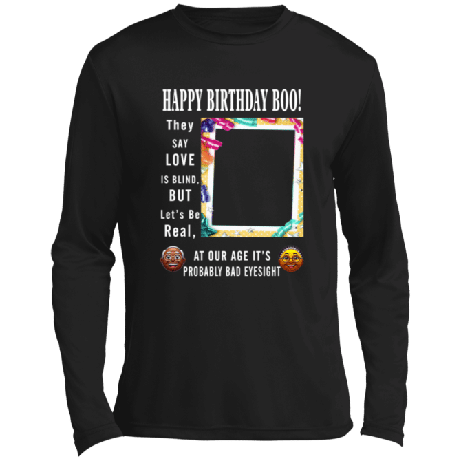 Happy Birthday Boo-Lg Sleeve Tee