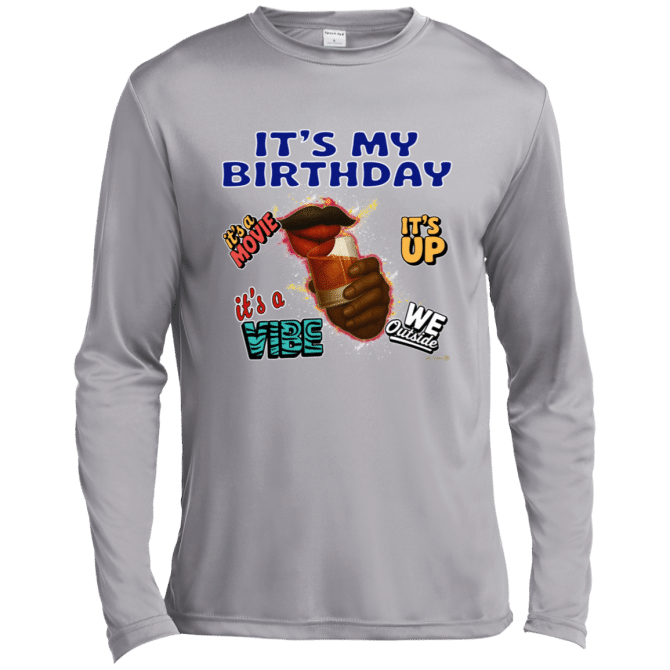 It's My Birthday Male Design - Lg Sleeve Tee