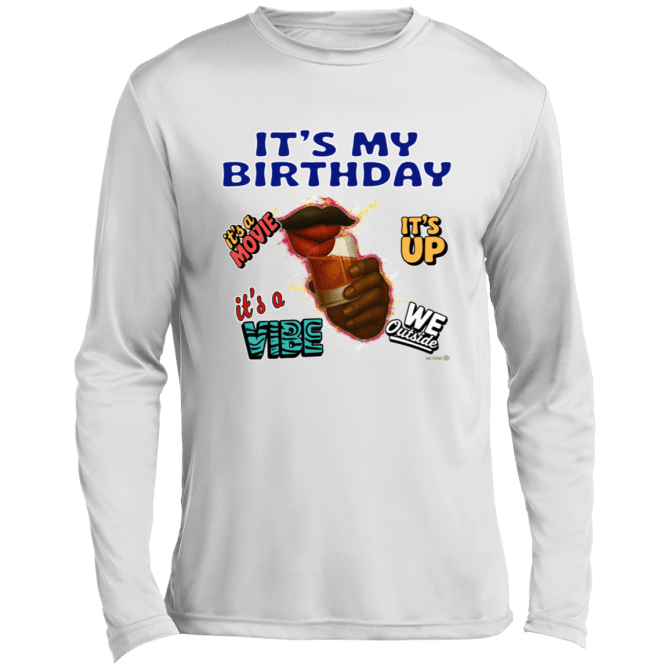 It's My Birthday Male Design - Lg Sleeve Tee - Image 2