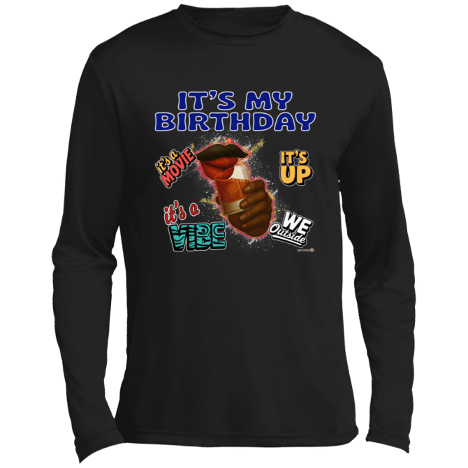 It's My Birthday Male Design - Lg Sleeve Tee - Image 3