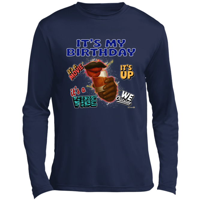 It's My Birthday Male Design - Lg Sleeve Tee - Image 4