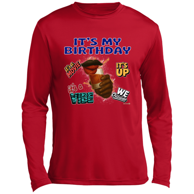 It's My Birthday Male Design - Lg Sleeve Tee - Image 5