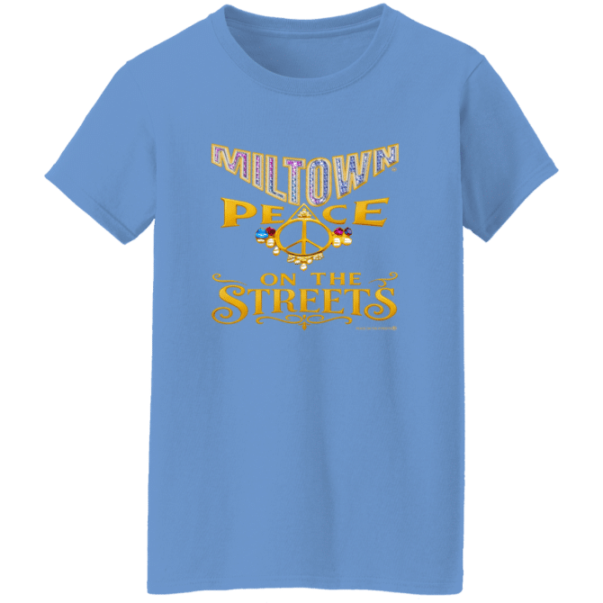 Miltown Peace On The Streets  - Ladies'  T-Shirt - Image 2