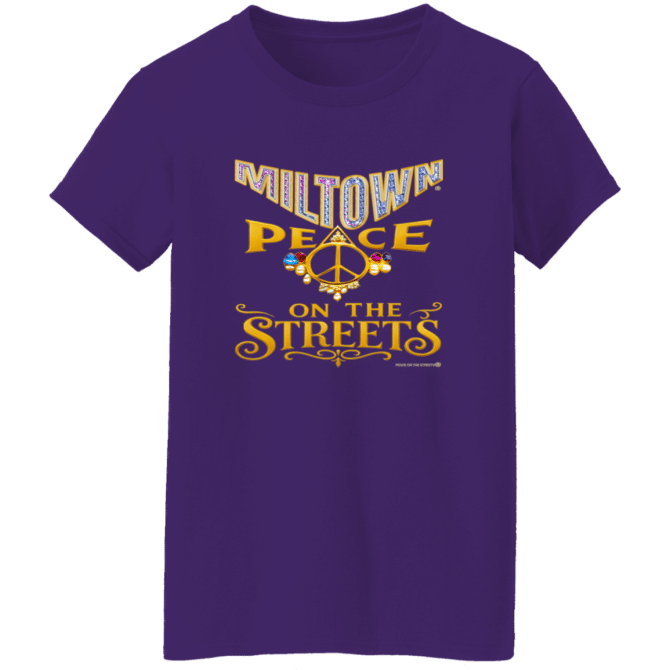 Miltown Peace On The Streets  - Ladies'  T-Shirt - Image 6