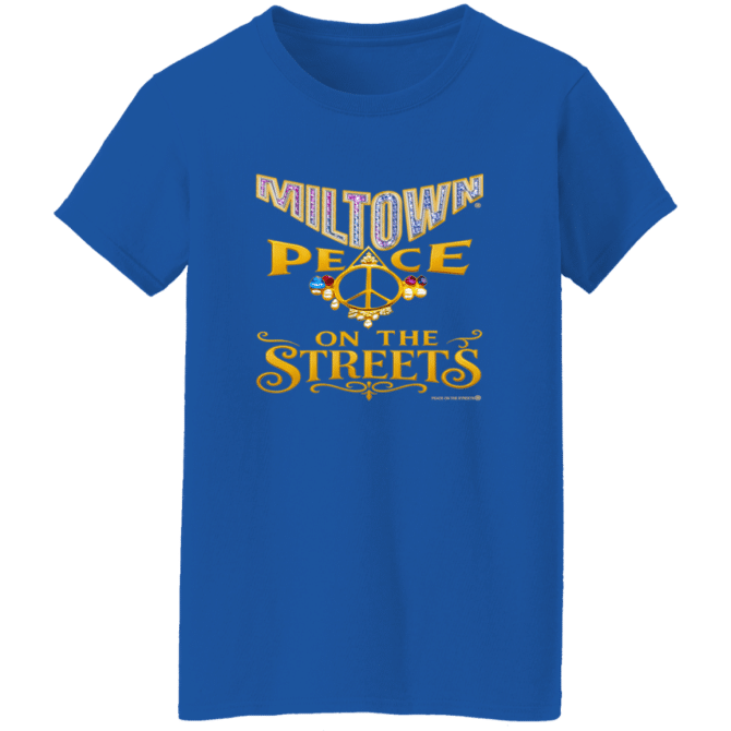 Miltown Peace On The Streets  - Ladies'  T-Shirt - Image 8