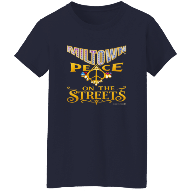 Miltown Peace On The Streets  - Ladies'  T-Shirt - Image 5