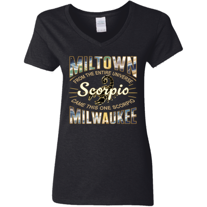 Scorpio Miltown Universe - Ladies'  V-Neck - Image 2