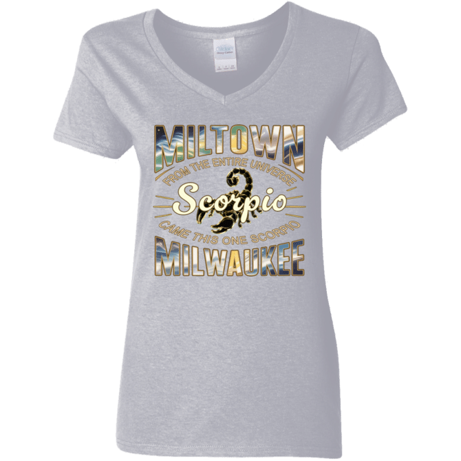 Scorpio Miltown Universe - Ladies'  V-Neck - Image 7