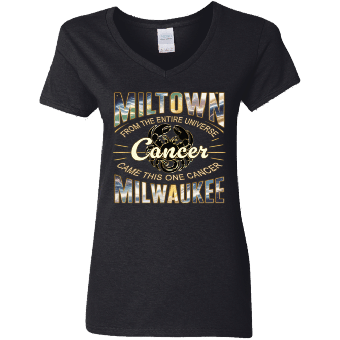Cancer Miltown Universe - Ladies'  V-Neck - Image 2