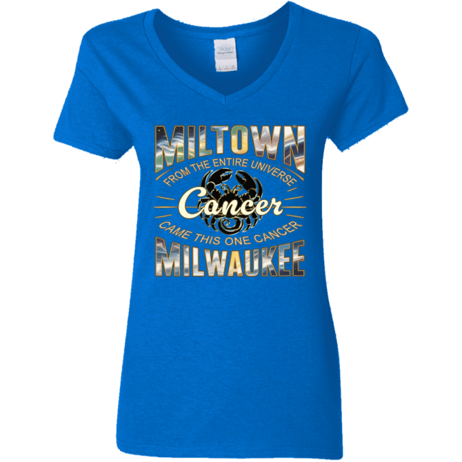 Cancer Miltown Universe - Ladies'  V-Neck - Image 6