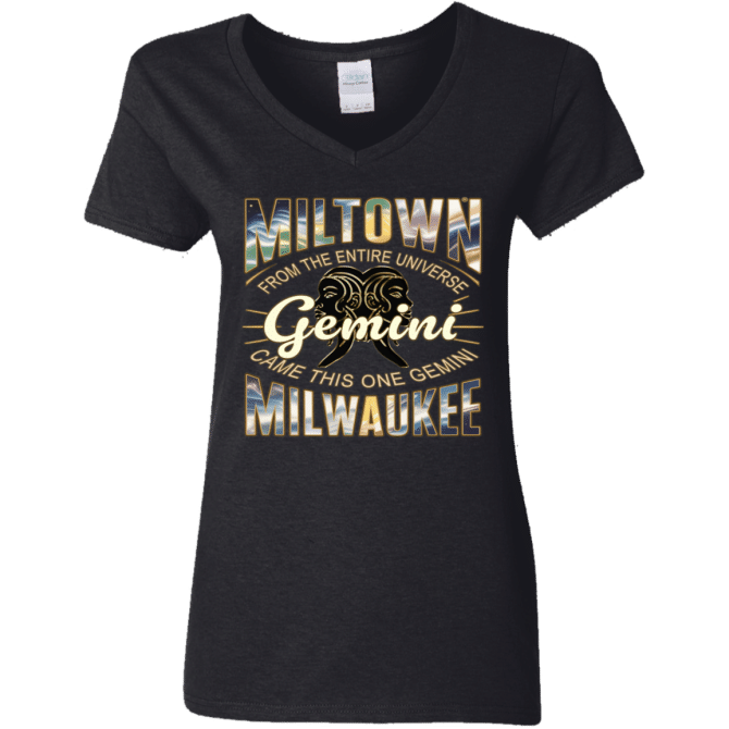 Gemini Miltown Universe - Ladies'  V-Neck - Image 2